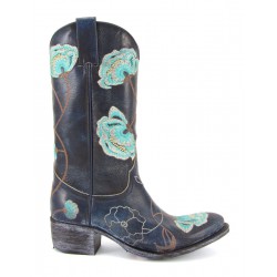 Stivale Sendra 9014 Denver Azul Dirty