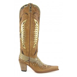 Stivale Sendra 6421 Laca Camel Piton Barriga Panizo 2