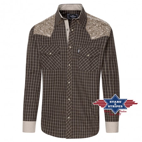 Camicia Stars and Stripes Roger Beige