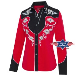 Camicia Stars and Stripes Lynn Red