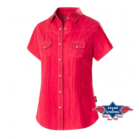 Camicia Stars and Stripes Malina Red