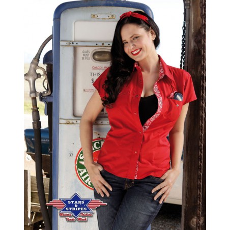Camicia Stars and Stripes Lily Red