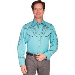 Camicia Scully Leather P-827TUR