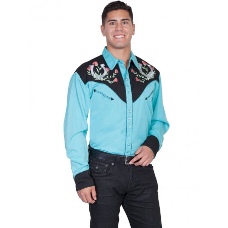 Camicia Scully Leather P-660TUR