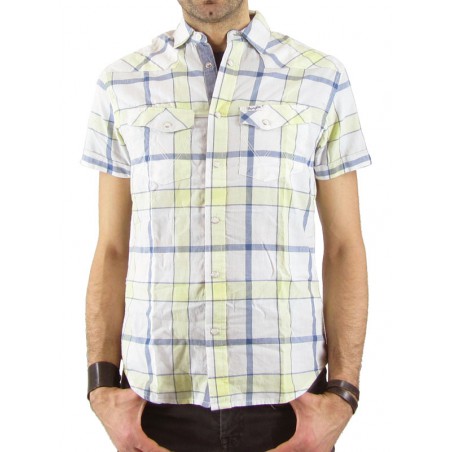 Camicia Wrangler Pale Banana W5709LLFO