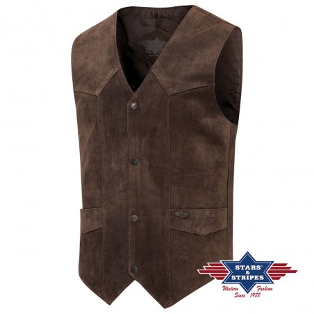 Gilet Stars and Stripes Alabama Chocolate