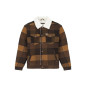 Jacket Wool Trucker Yellow Check Jacket Wool Trucker Yellow Check
