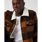 Jacket Wool Trucker Yellow Check Jacket Wool Trucker Yellow Check