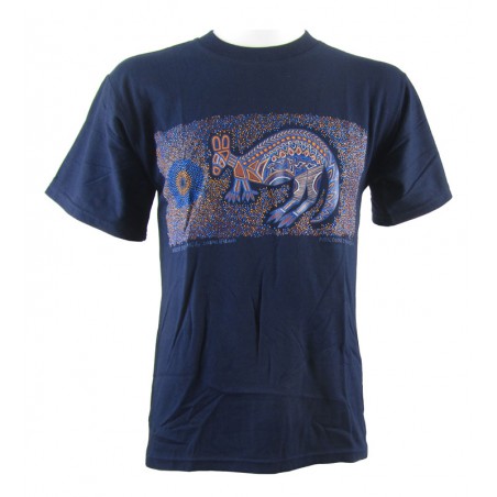 Indigenous Dreamings T-shirts -  Warrior Dreamings Blue
