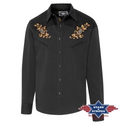 Camicia Stars and Stripes Hogan Black