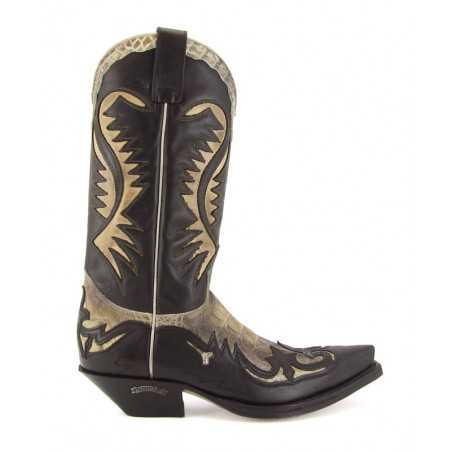 Sendra Boots 6480 Pull Oil Negro Coco Difuminado