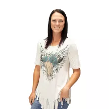 Liberty Wear t-shirt 7864 - Blue Rose Steer