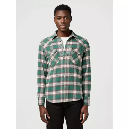 Regular Western Shirt Bistro Green
