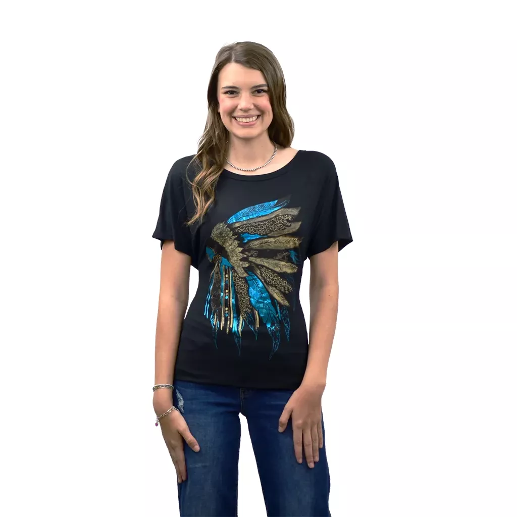 7033 Vibrant Headdress - Black 7033 Vibrant Headdress - Black