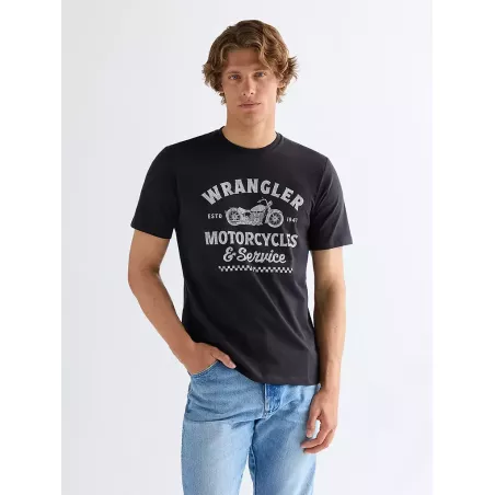 T-shirt Wrangler Americana Tee in Black