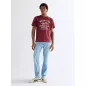 Americana Tee in Ruby Wine Americana Tee in Ruby Wine