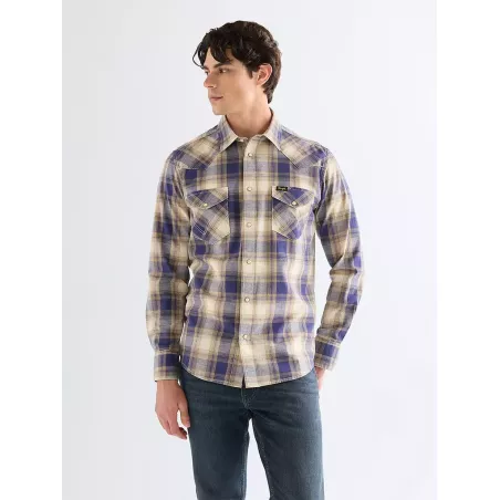 Camicia Wrangler Regular Western Indigo Shirt