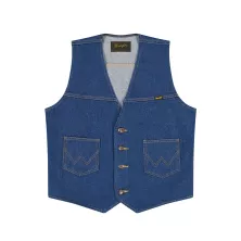 Gilet Wrangler Cowboy Cut Vest Prewashed Indigo