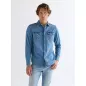 Western Shirt Mid Light Wash Western Shirt Mid Light Wash