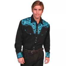 Camicia Scully Leather P-634-TUR