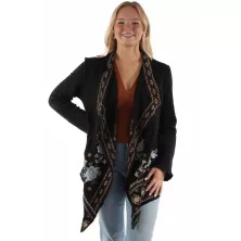 Cardigan Scully Leather HC940-BLK
