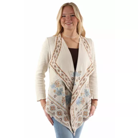 Cardigan Scully Leather HC940-CREAM