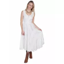Vestito Scully Leather HC118 IVORY
