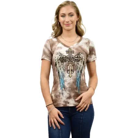 Liberty Wear t-shirt 7741 brown