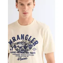 T-shirt Wrangler Americana Antique White12388205