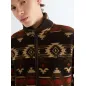 Sherpa Fleece Jacket Aztec Chocolate Torte Sherpa Fleece Jacket Aztec Chocolate Torte