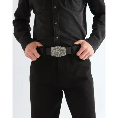 Cintura Wrangler Western Belt Black